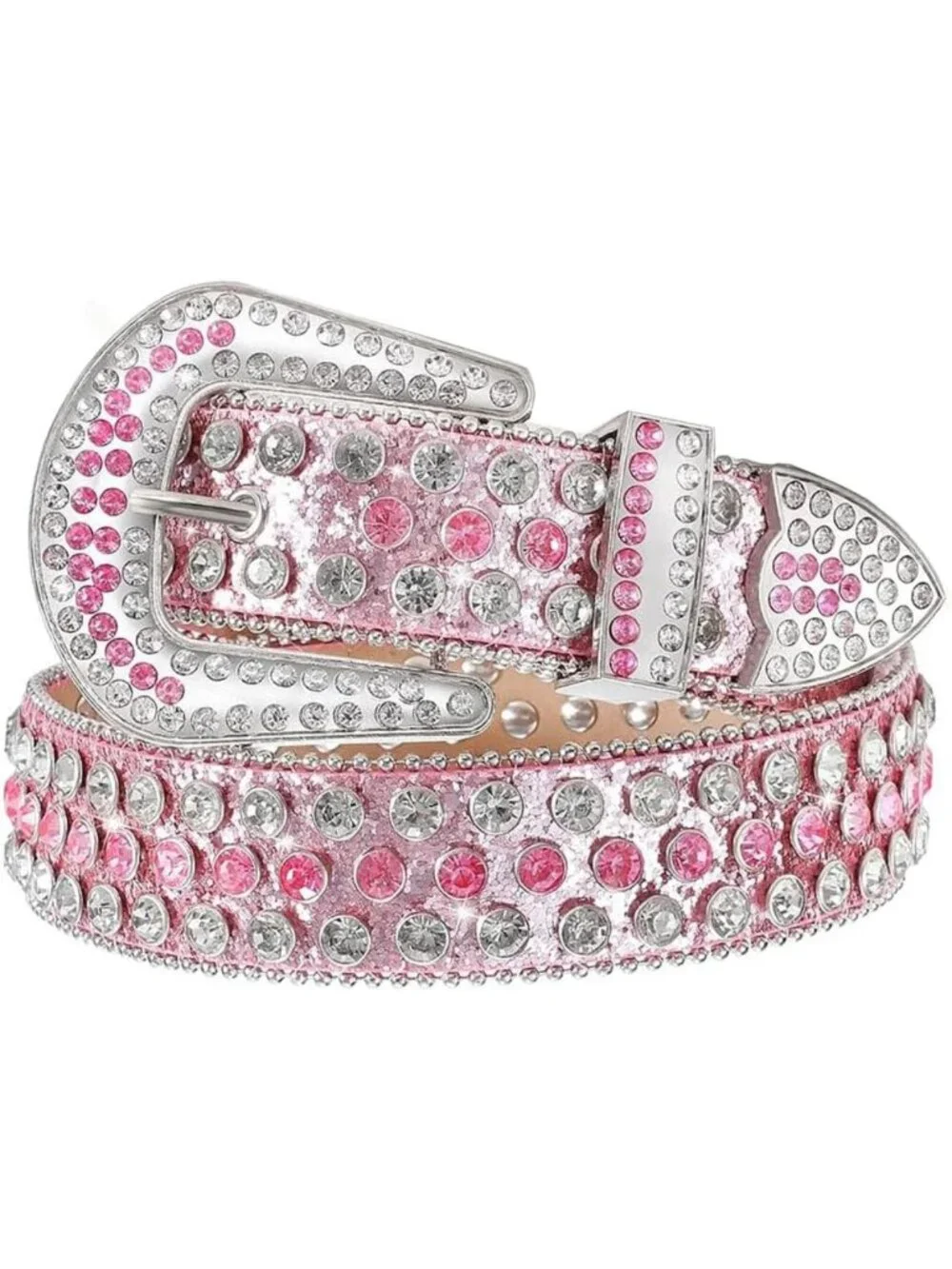 Y2K Style Studded Rhinestone Belt - Cowgirl Bling for Festivals & Gifts
